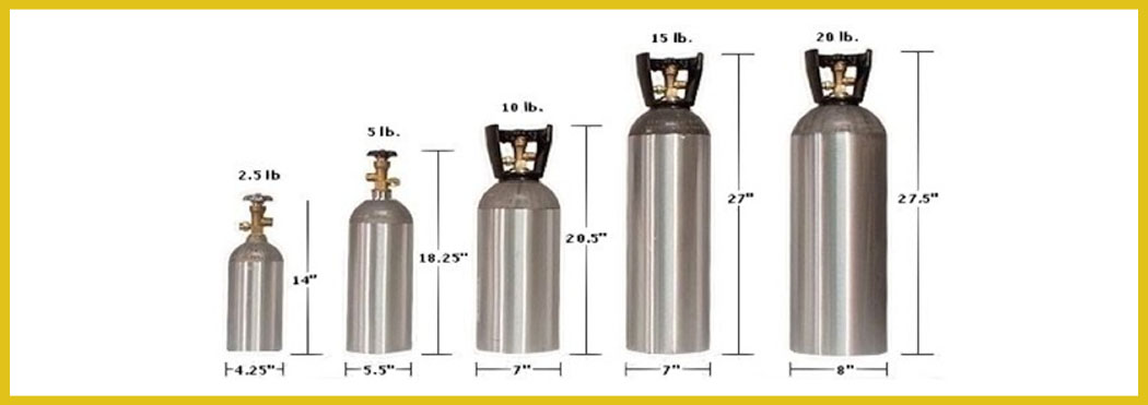 co2 cylinder tanks beer 5lb refill king refills