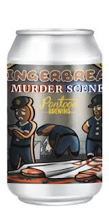 Pontoon Brewing Gingerbread Murder Scene