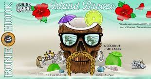 Bone Hook Island Breeze Coconut Lime Lager