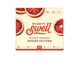 Mighty Swell Blood Orange Spiked Seltzer